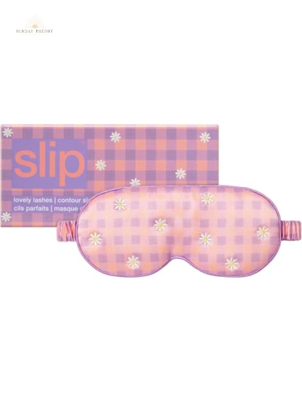 Silk Contour Sleep Mask, Lash-Friendly, Blocks Light, Posie